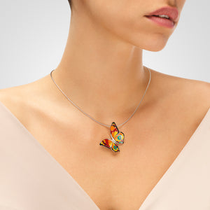 Collier pendentif papillon en filigrane d'argent sterling pour femmes, cadeau avec pendentif papillon artisanal en argent massif avec chaîne torsadée de 20 po Collier pendentif papillon en filigrane d'argent sterling pour femmes, cadeau avec pendentif papillon artisanal en argent massif avec chaîne torsadée de 20 po
